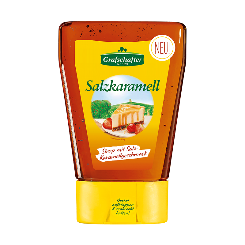 Grafschafter Salz-Karamell Sirup 500g / 17.63oz