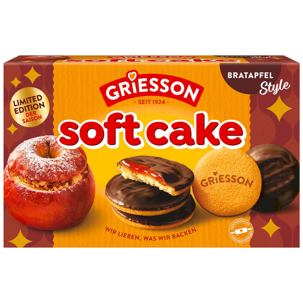 Griesson Kekse Soft Cake der Saison Bratapfel Style 300g / 10.58oz