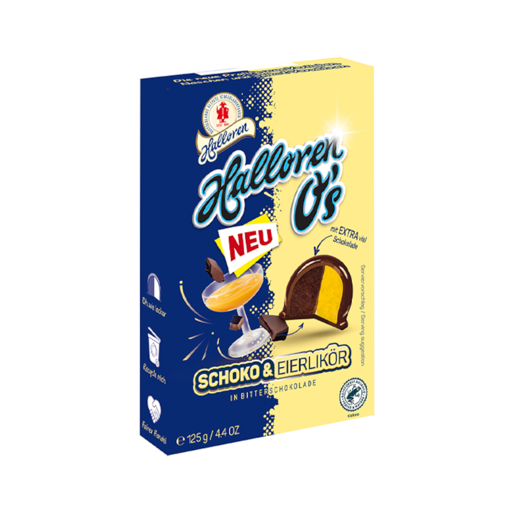 Halloren O´s Schoko-Eierlikör Pralinen 125g / 4.4oz