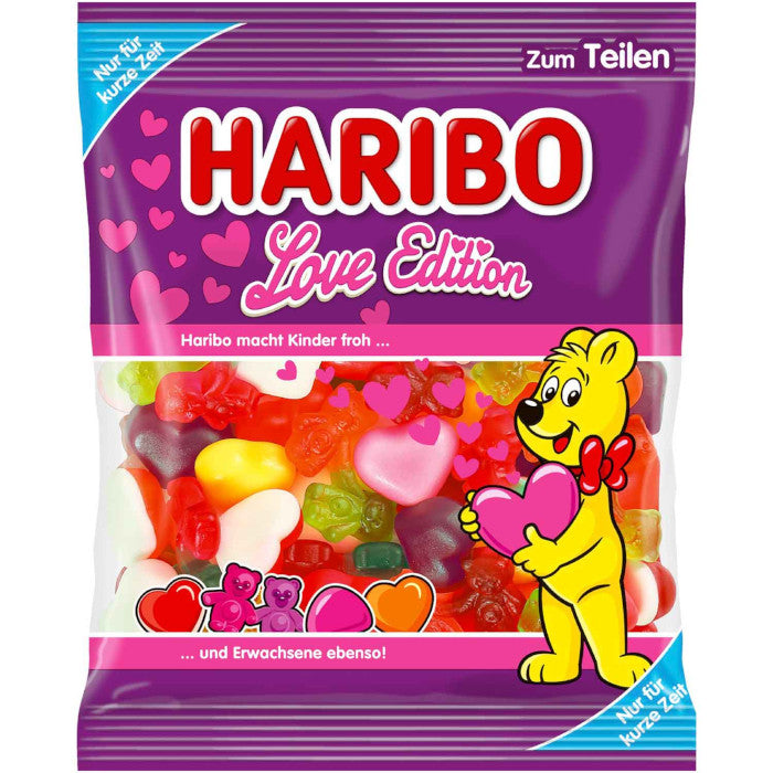 HARIBO Love Edition Fruchtgummi mit Schaumzucker 160g / 5.64oz
