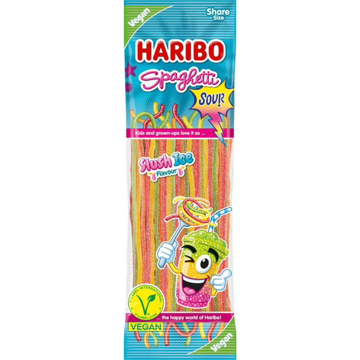 HARIBO Spaghetti Slush Ice veganes Fruchtgummi 200g