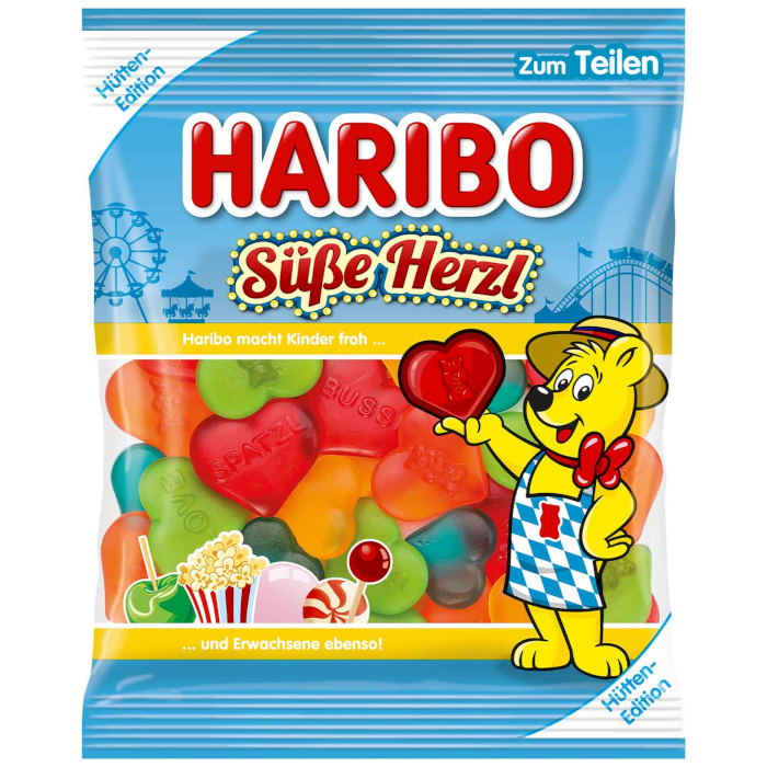 HARIBO Hütten Edition Süße Herzl Fruchtgummis 175g