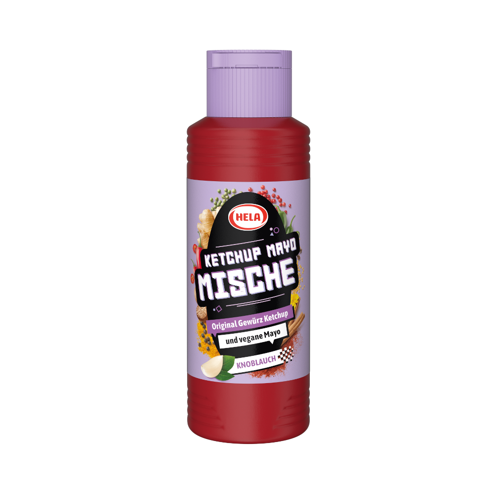 Hela Ketchup Mayo Mische Knoblauch Vegan 300ml / 10.14fl.oz.