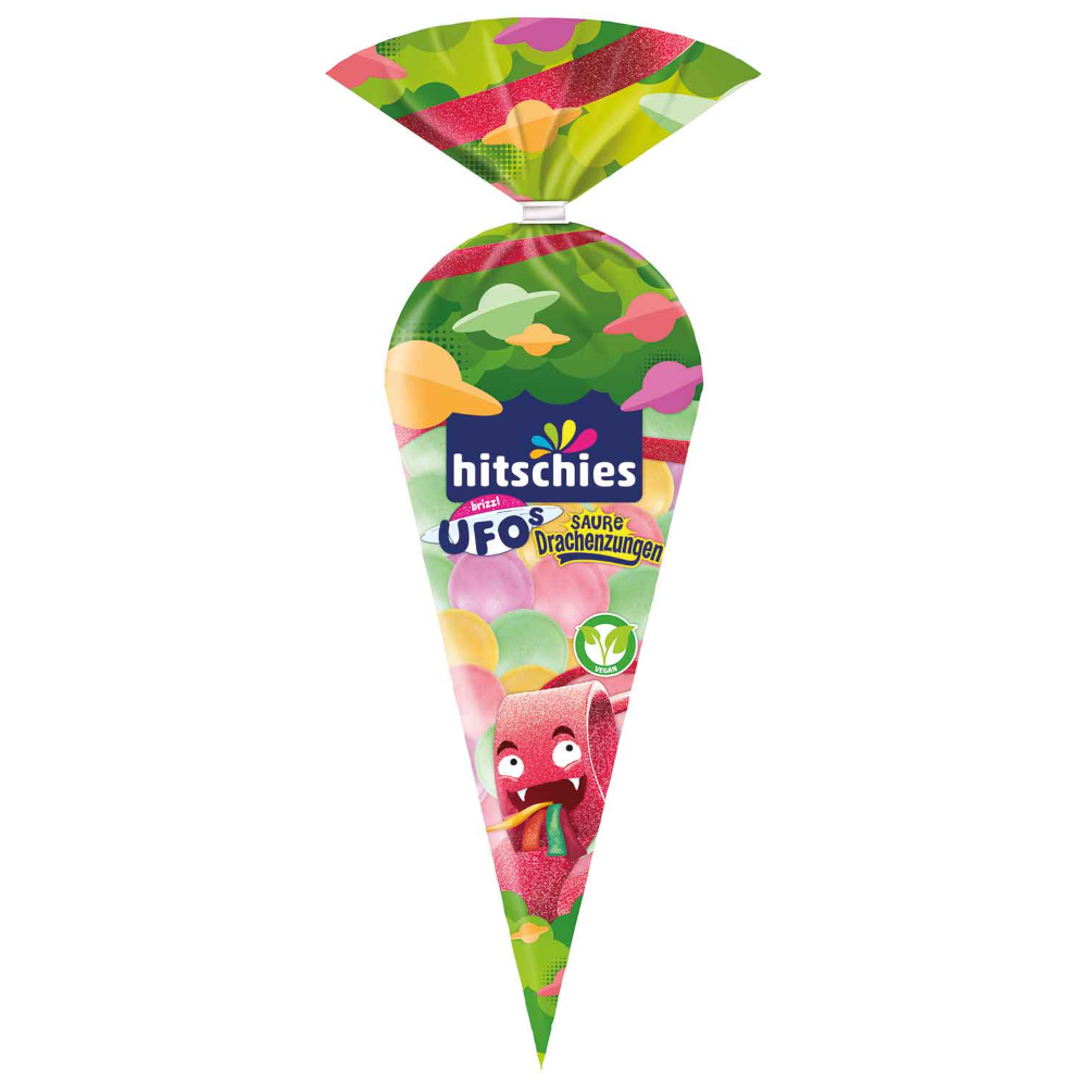 hitschies brizzl Ufos Saure Drachenzungen 75g / 2.64oz