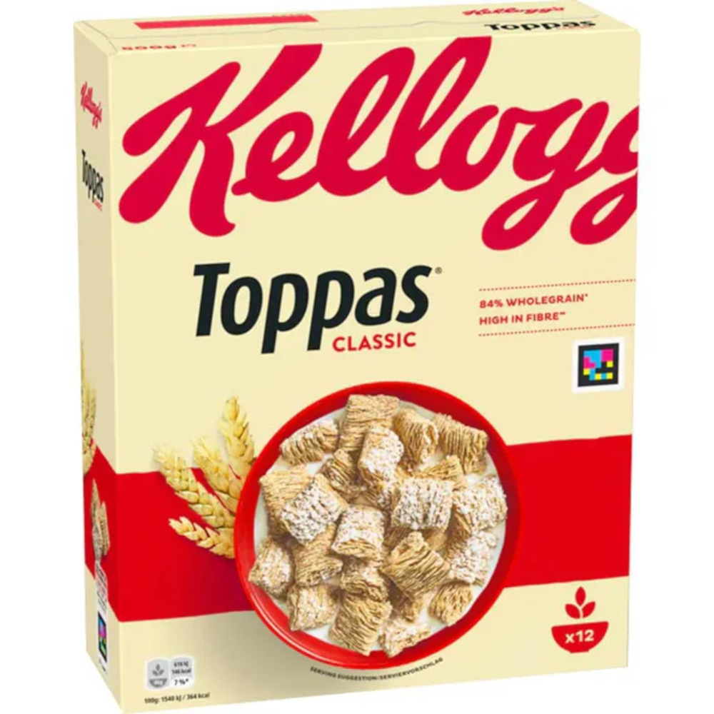 Kellogg´s Toppas Classic Cerealien 500g / 17.63oz