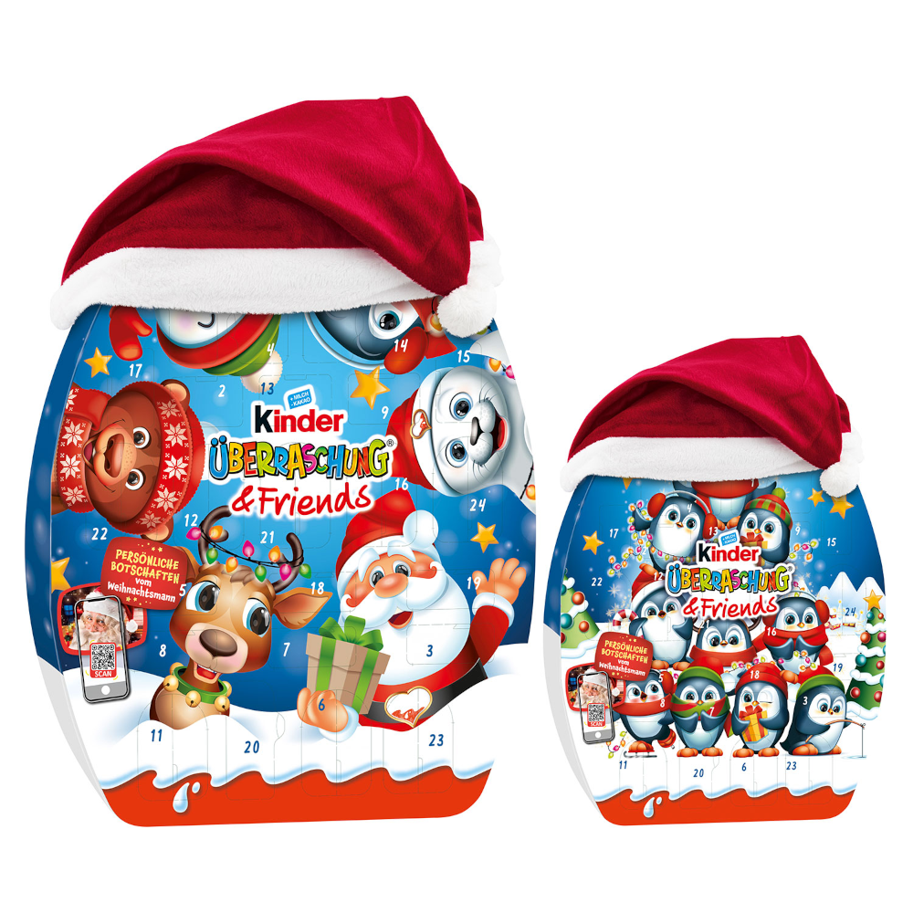 Ferrero Kinder Überraschung & Friends Adventskalender 370g / 13,05oz