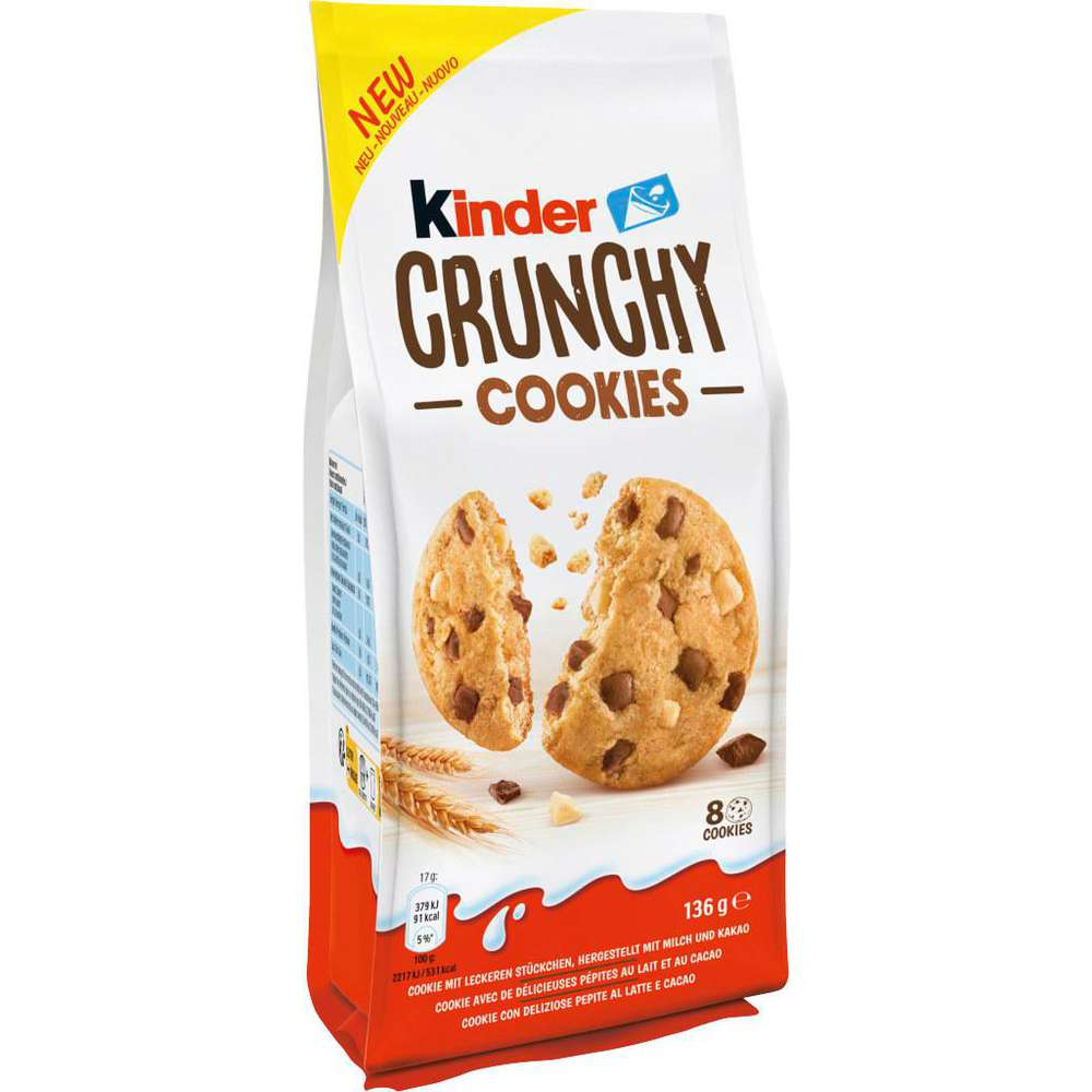 Ferrero Kinder Crunchy Cookies 136g / 4.79oz