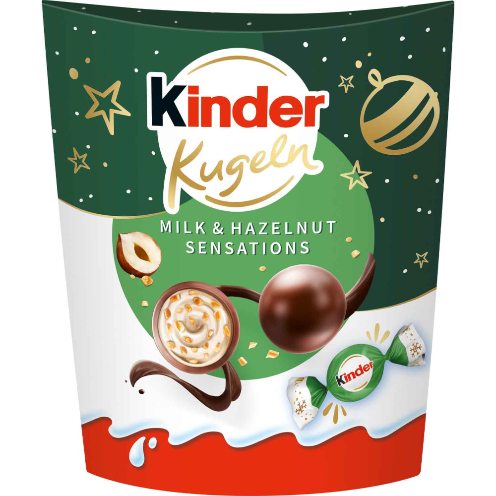 Ferrero Kinder Kugeln Milk & Hazelnut Sensations 90g / 3.17oz