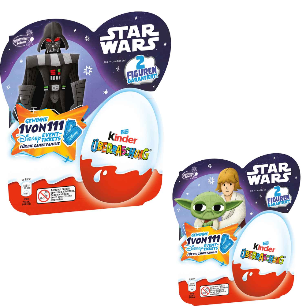 Ferrero Kinder Überraschung Classic-Ei 'Star Wars' 4er Pack