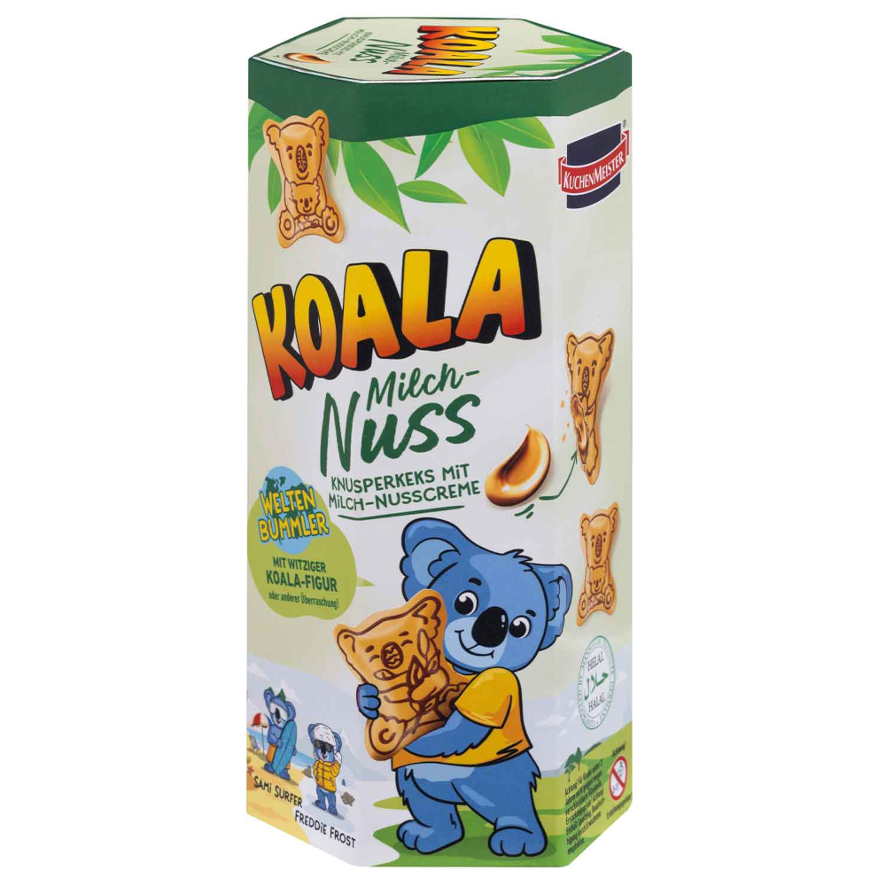 KuchenMeister Koala Kekse Milch-Nuss 75g / 2.64oz