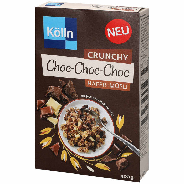 Kölln Crunchy Choc-Choc-Choc Hafer-Müsli 400g / 14.1oz