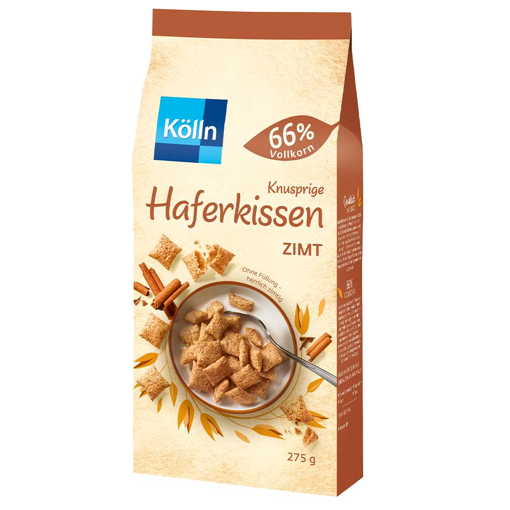 Kölln Knusprige Haferkissen Zimt 275g / 9.7oz