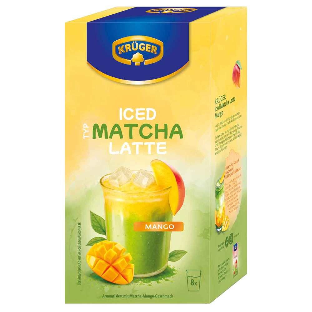 KRÜGER Iced Typ Matcha Latte Mango 8er