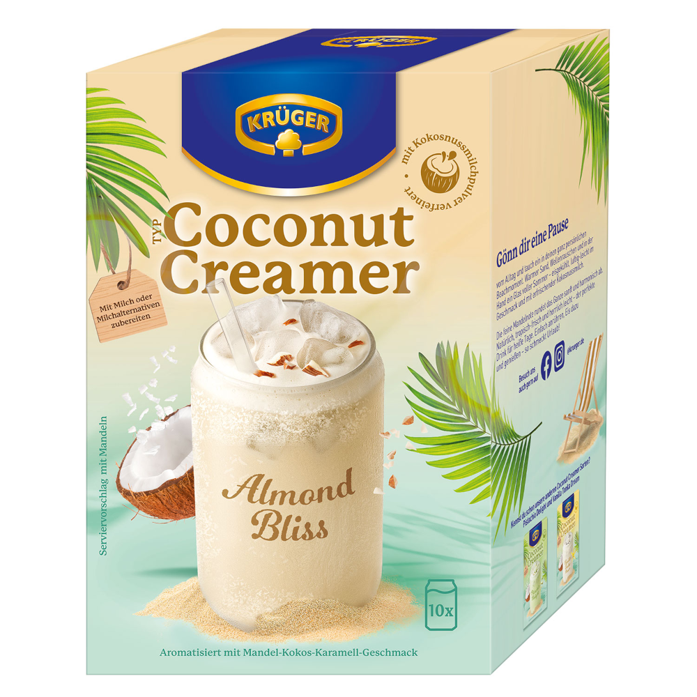 KRÜGER Coconut Creamer Almond Bliss Getränkepulver 10er