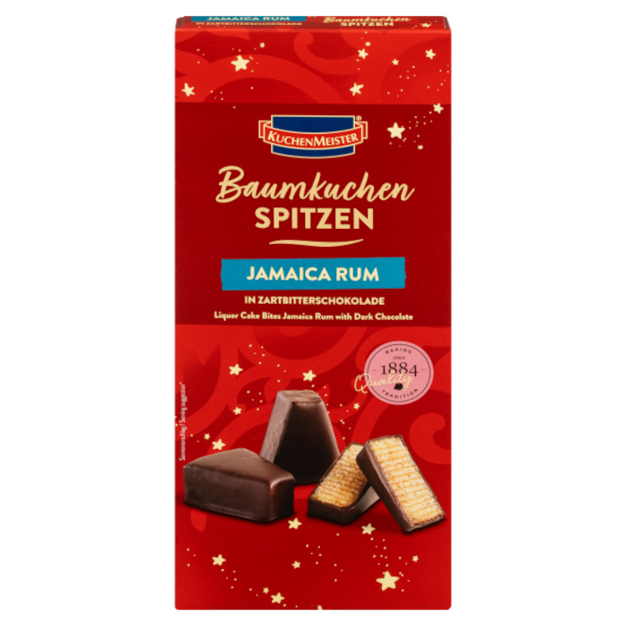 KuchenMeister Feinste Baumkuchenspitzen Jamaica Rum 150g