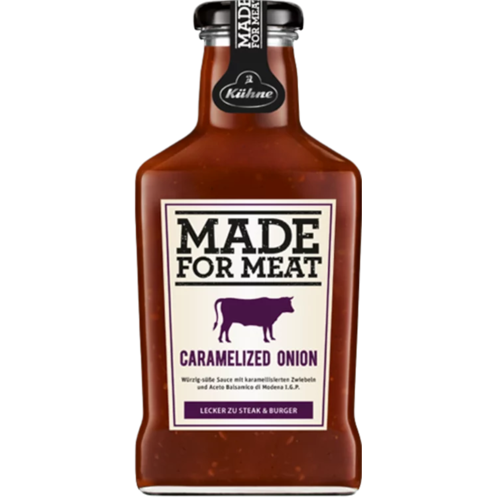 Kühne Made for Meat Caramelized Onion BBQ Sauce 375ml / 13.22 fl. oz.