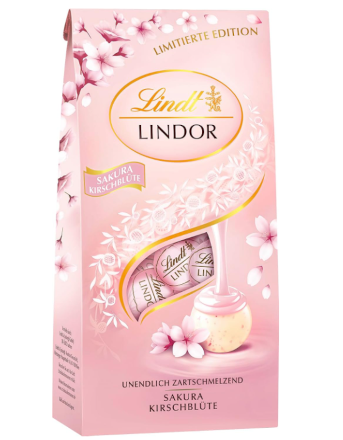Lindt Lindor Schokoladen Kugeln Sakura Kirschblüte 137g / 4.83oz