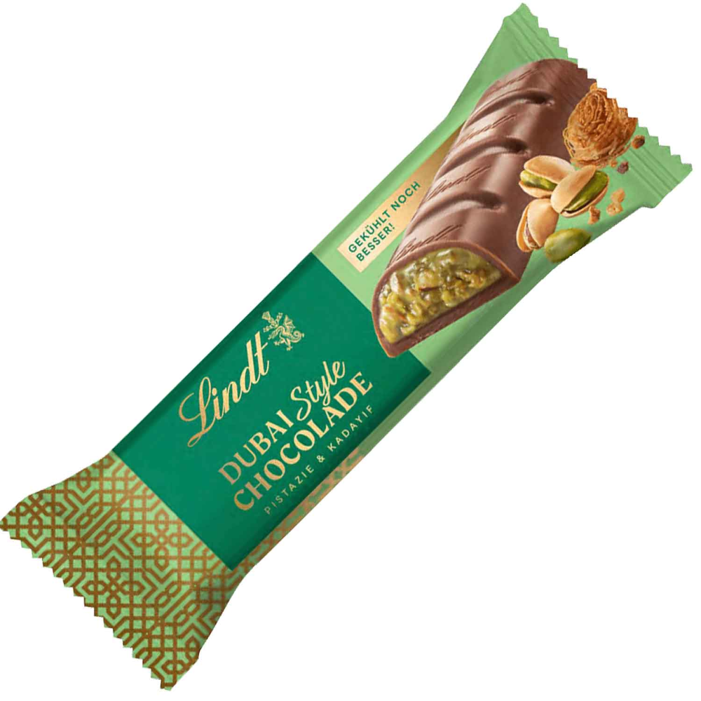 Lindt Dubai Style Chocolade Riegel 40g / 1.41oz MHD: 02/2026