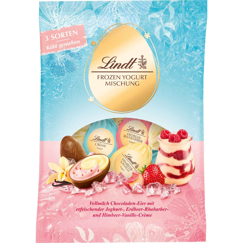 Lindt Frozen Yogurt Schokoladen Ostereier Mischung 140g / 4.93 oz