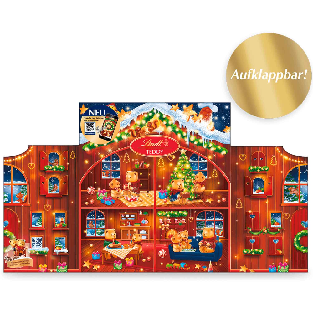 Lindt Kleiner Teddy Adventskalender 128g / 4.52oz