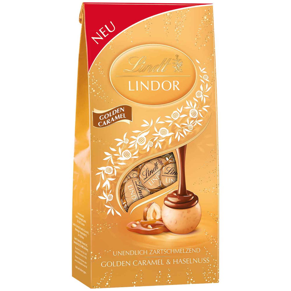 Lindt Lindor Golden Caramel Schokoladen Kugeln 137g / 4.83oz