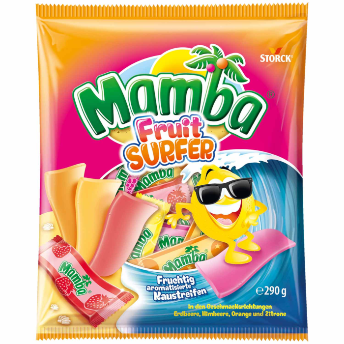 Storck Mamba Fruit Surfer fruchtige Kaubonbons 290g / 10.22oz