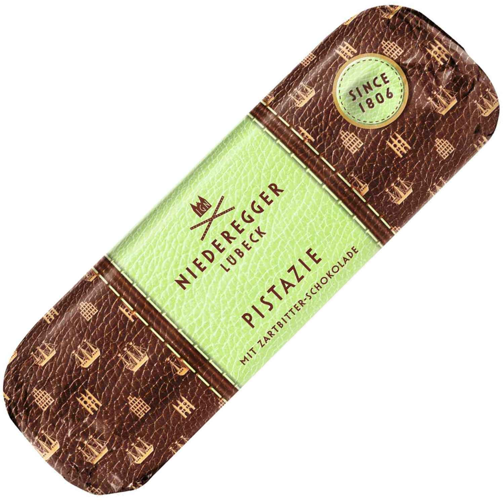 Niederegger Marzipan Brot Pistazie Zartbitter 125g
