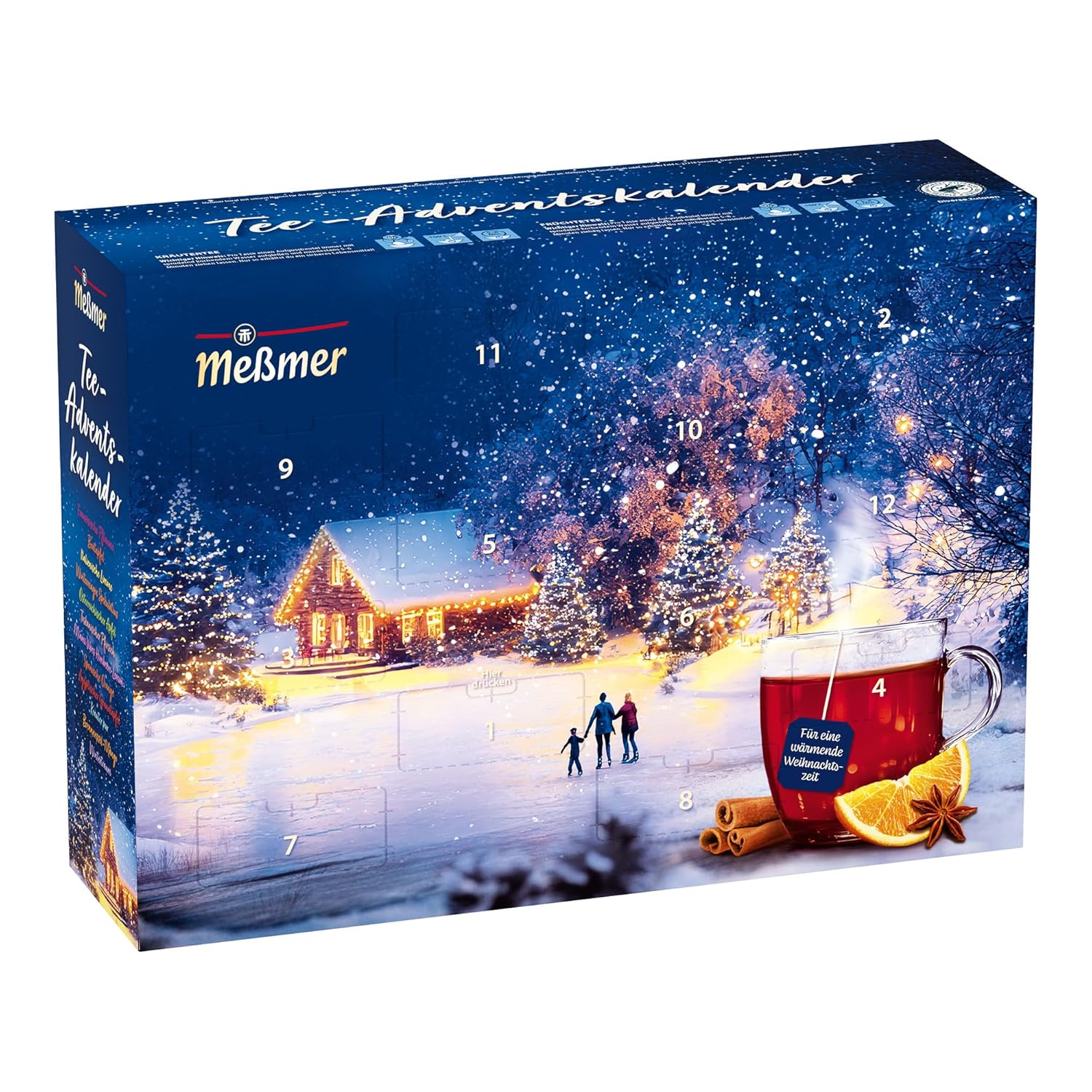 Meßmer Tee Adventskalender 48 Teebeutel