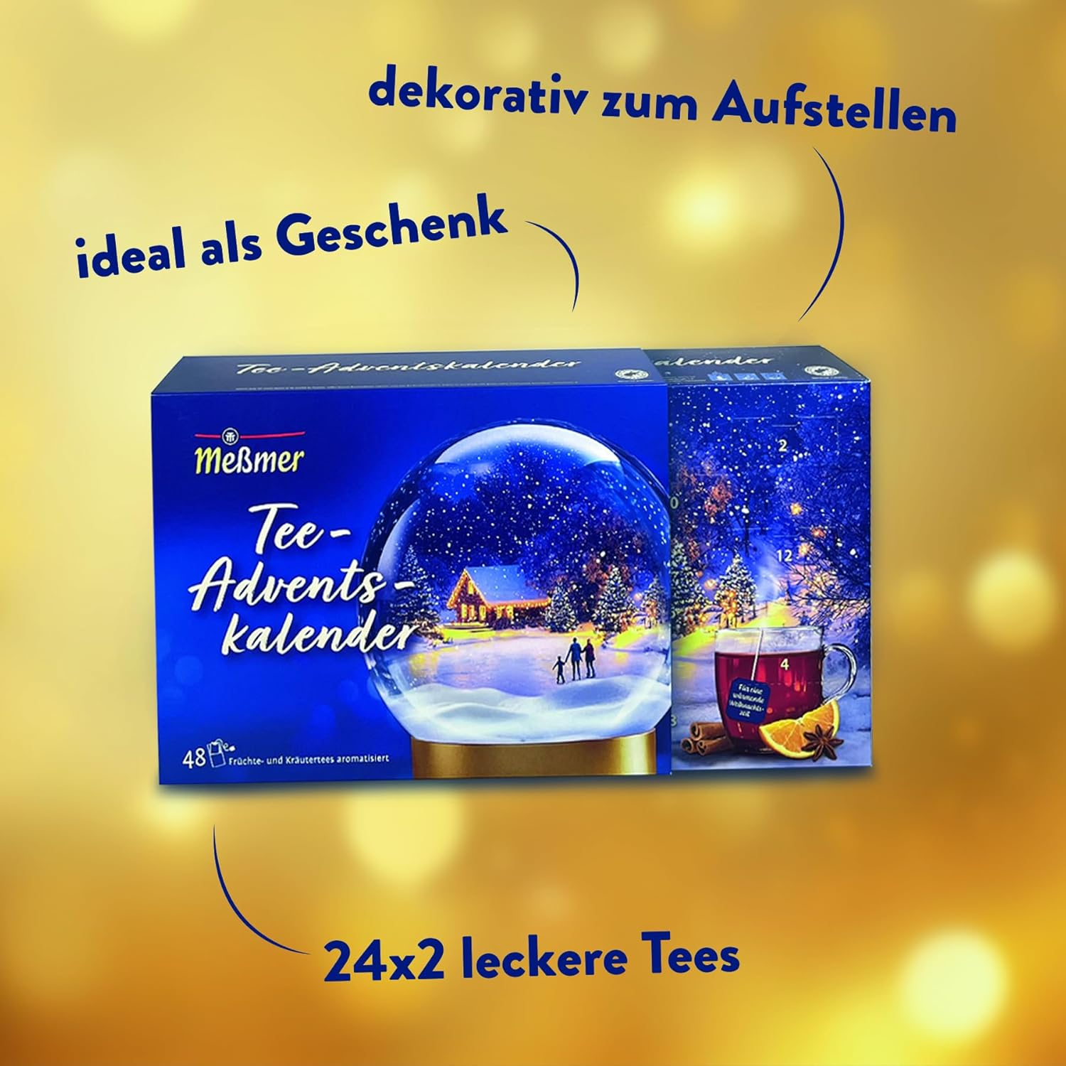 Meßmer Tee Adventskalender 48 Teebeutel