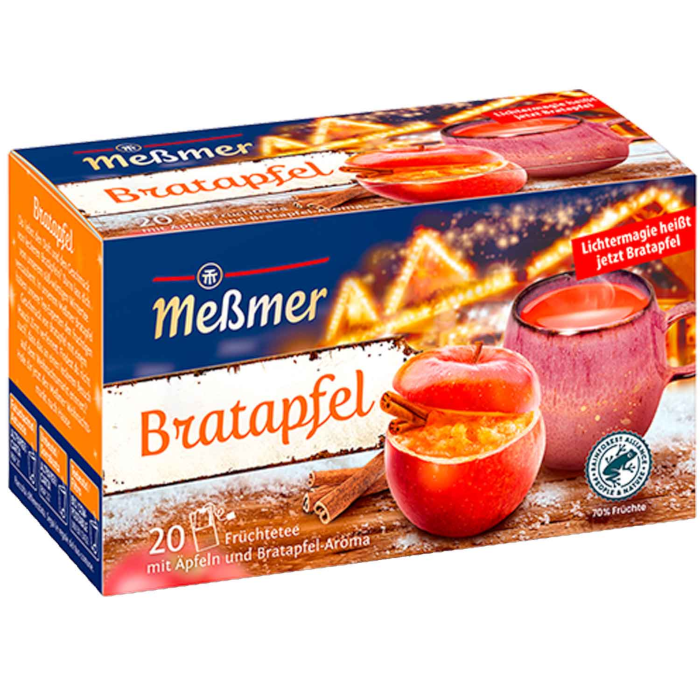 Meßmer Bratapfel Früchtetee 20 Teebeutel