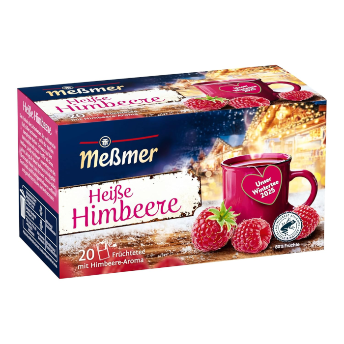 Meßmer Heiße Himbeere Früchtetee 20 Teebeutel