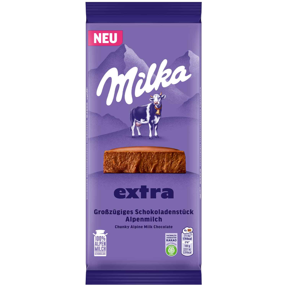 Milka Extra Alpenmilch-Schokolade 190g / 6.7oz