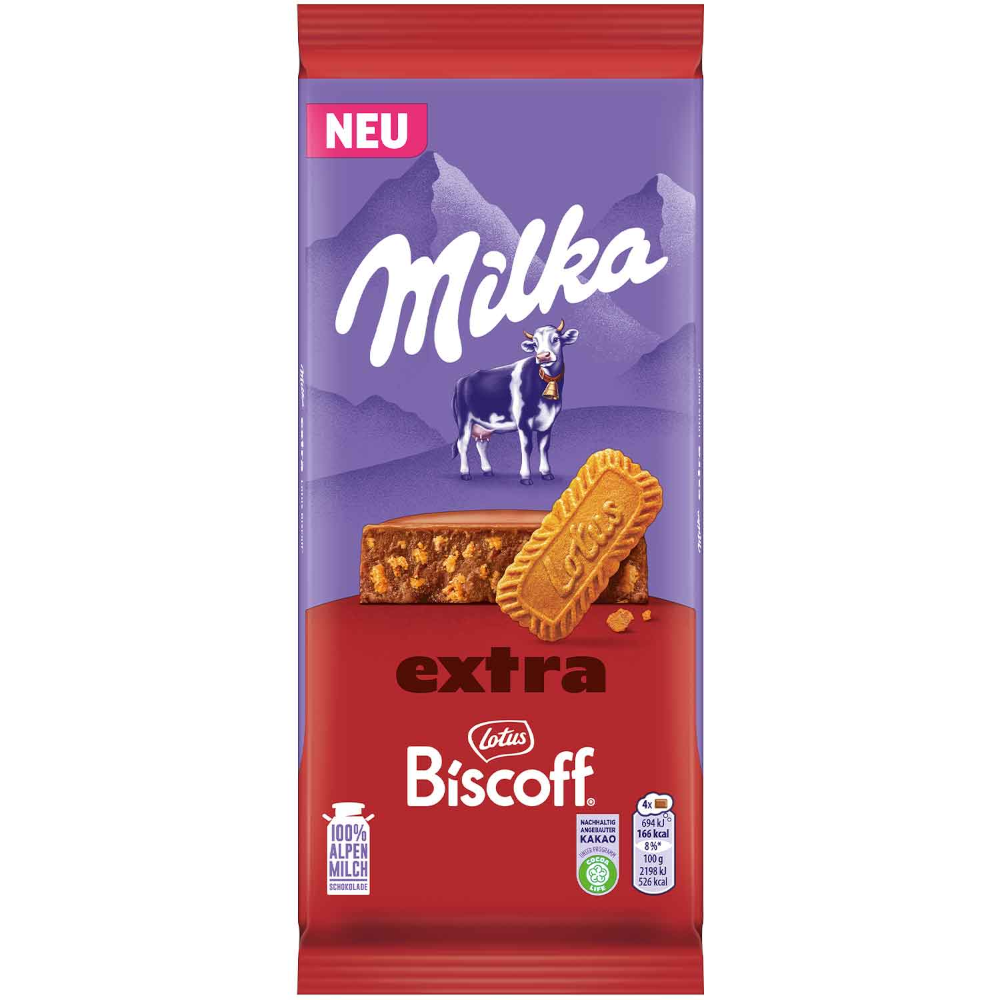 Milka Extra Lotus Biscoff 190g / 6.7oz