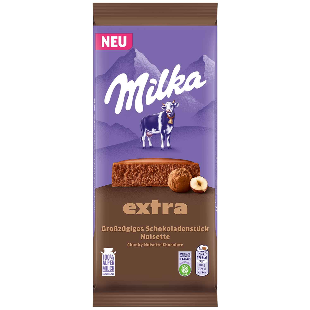 Milka Extra Noisette 190g / 6.7oz