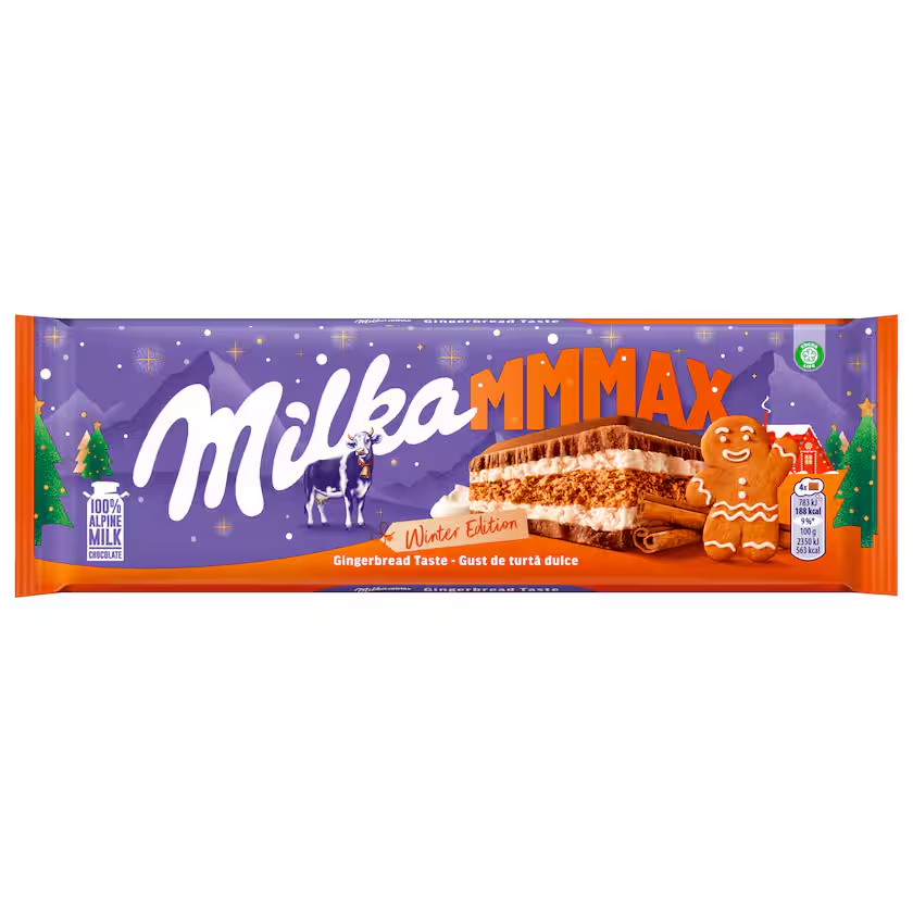 Milka Mmmax Gingerbread Taste Limited Winter Edition 300g / 10.58oz