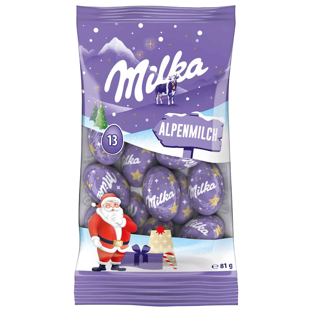 Milka Weihnachts-Kugeln Alpenmilch 81g / 2.86oz