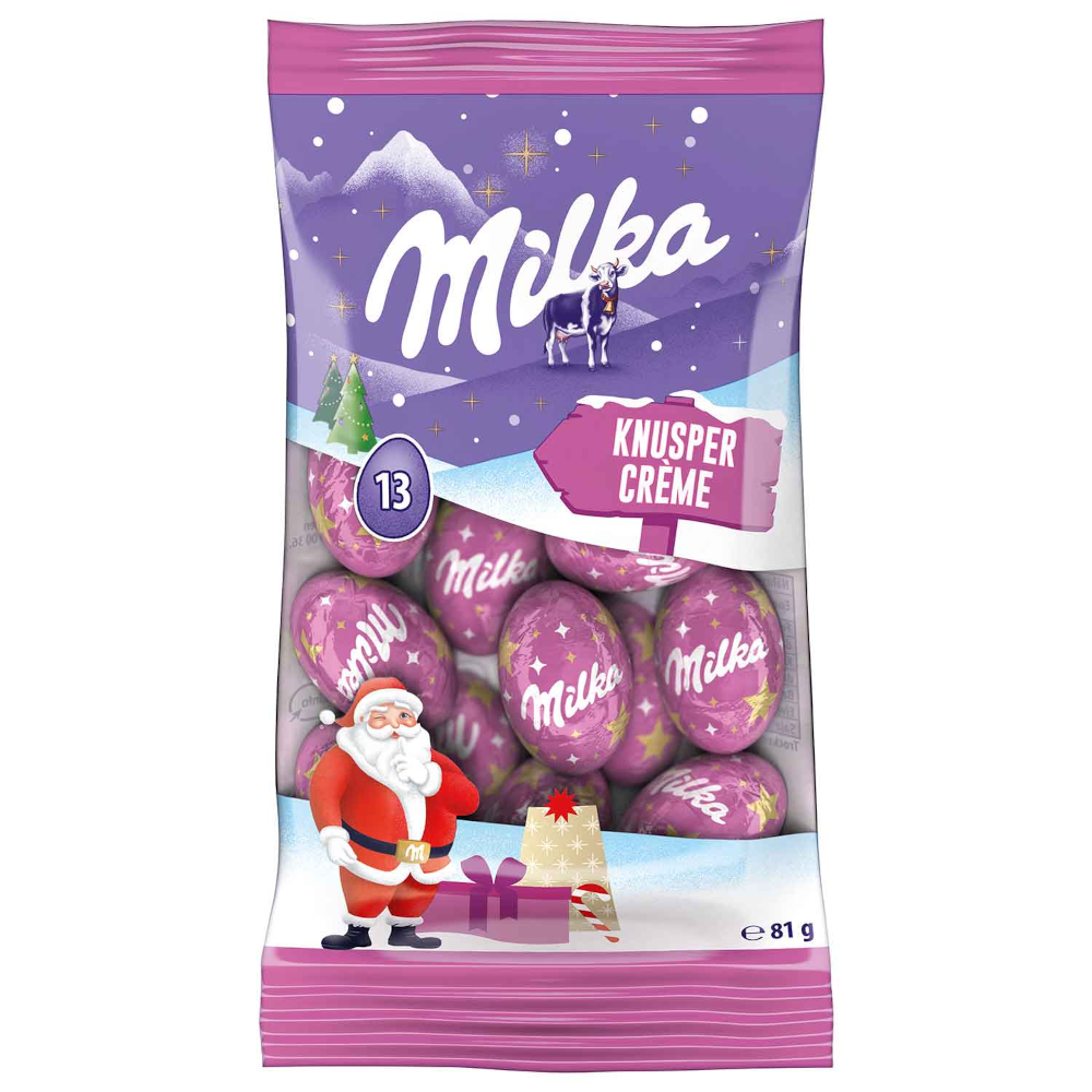 Milka Weihnachts-Kugeln Knusper Crème 81g / 2.86oz