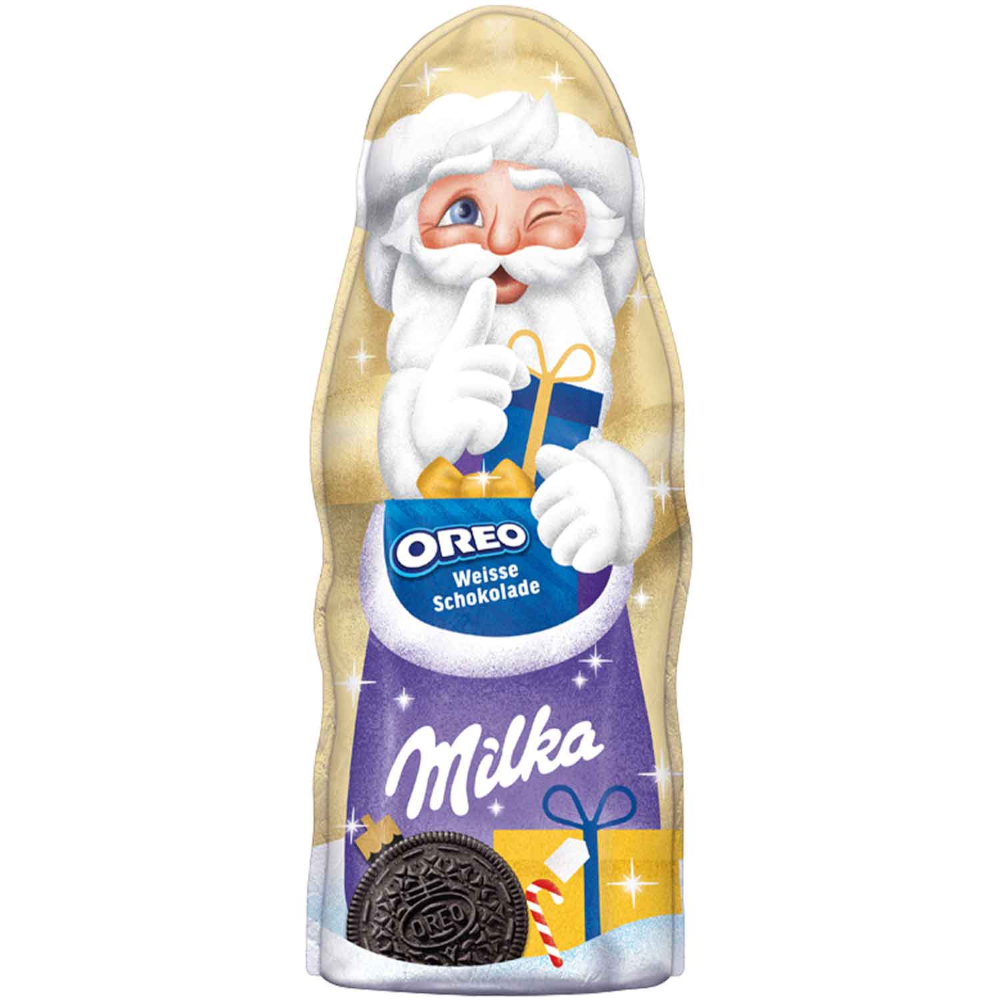 Milka Weihnachtsmann Oreo Weiße Schokolade 95g / 3.35oz