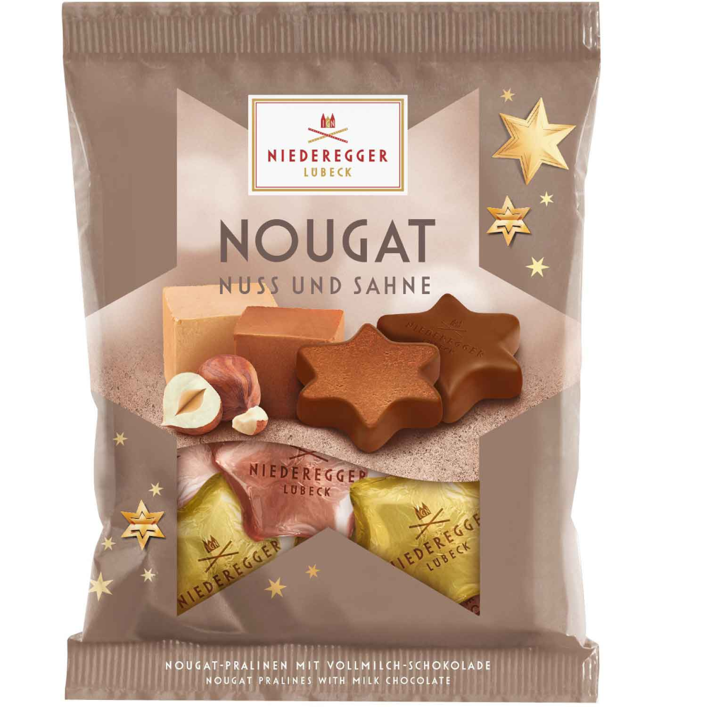Niederegger Nougat Weihnachtssterne 87g / 3.06oz
