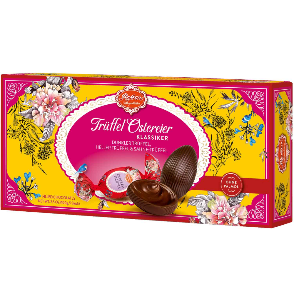 Reber Trüffel-Ostereier Klassiker 100g