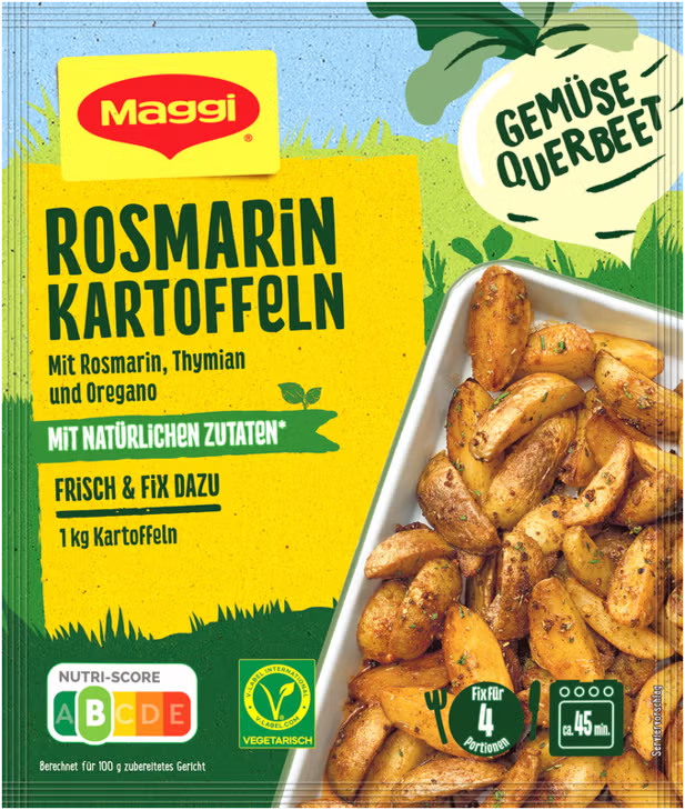 Maggi Fix für Rosmarin-Kartoffeln 28g