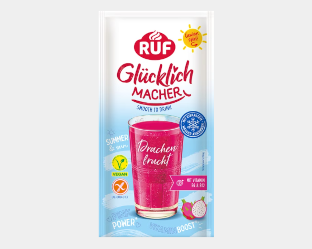 RUF Glücklichmacher Smooth to Drink Drachenfrucht 45g / 1.58oz MHD: 12/2025