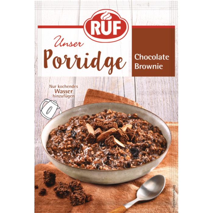 RUF Porridge Chocolate Brownie 65g / 2.29oz