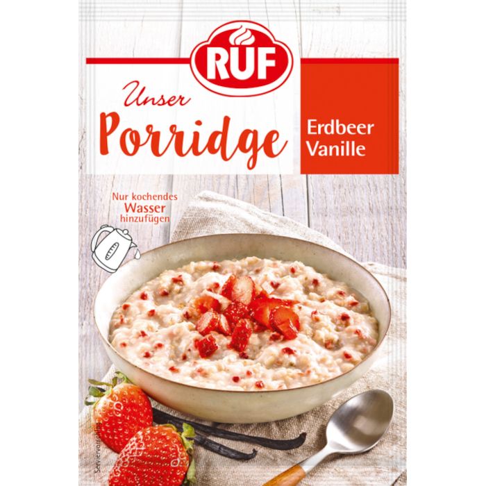 RUF Porridge Erdbeer Vanille 65g / 2.29oz