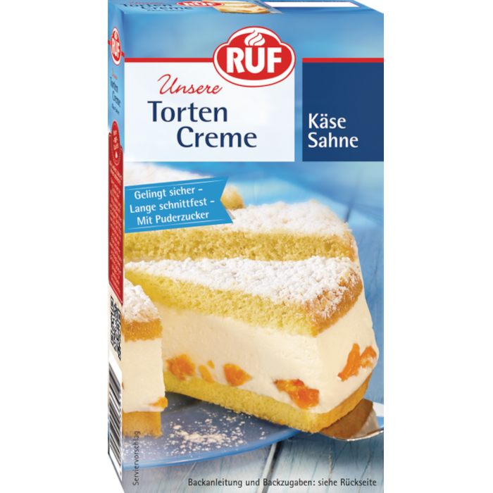 RUF Tortencreme Käse-Sahne Gebäckcreme 160g / 5.64oz MHD: 12/2025