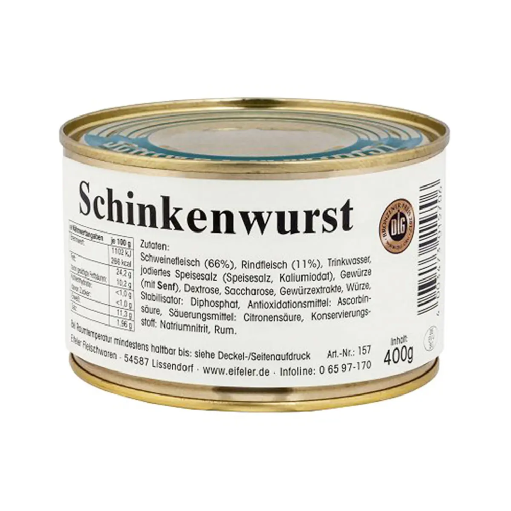 Gutes aus der Eifel Schinkenwurst 400g / 14.11oz