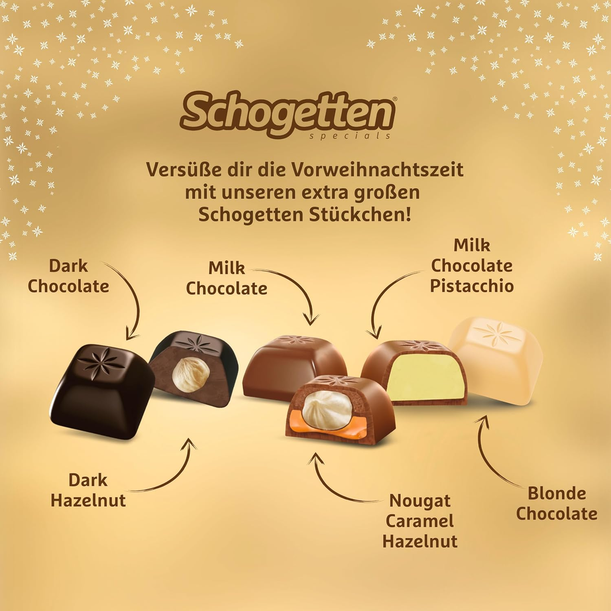 Trumpf Schogetten Specials Adventskalender 202g / 7.13oz