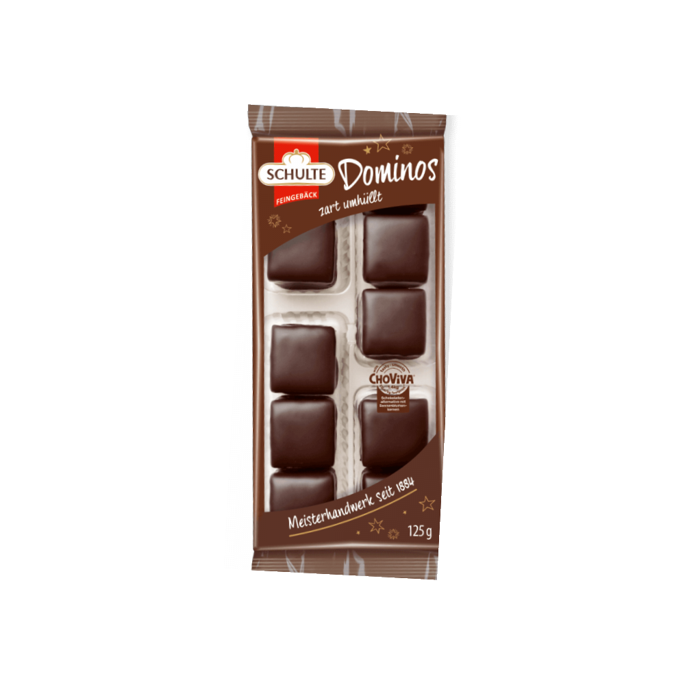 Schulte Dominosteine ChoViva Dunkel 125g / 4.4oz