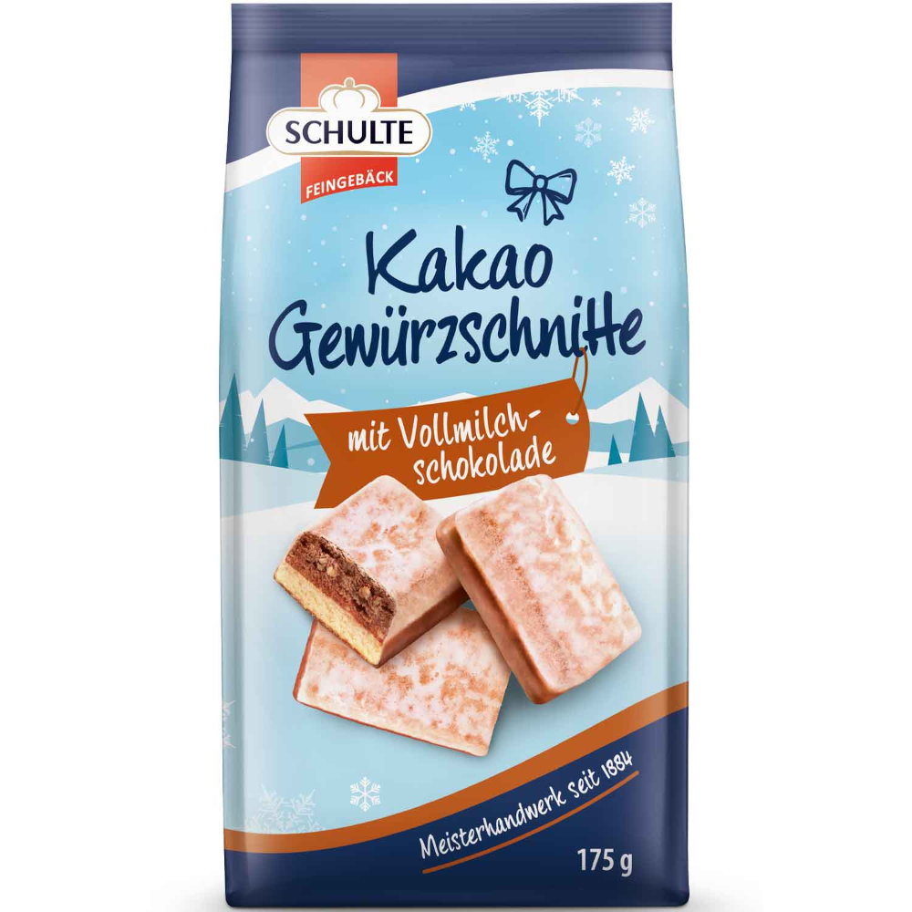 Schulte Kakao Gewürzschnitte 175g