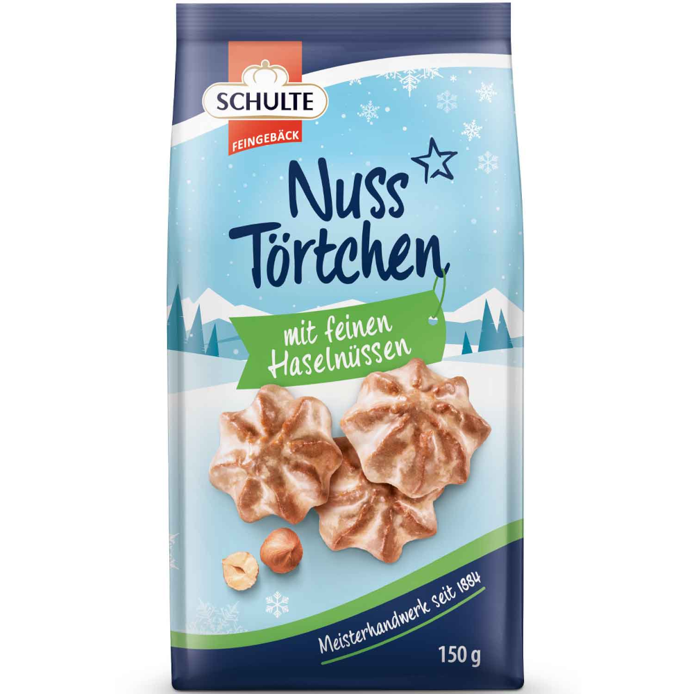 Schulte Nuss Törtchen 150g / 5.29oz
